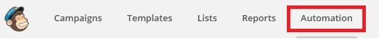 mailchimp automation tab