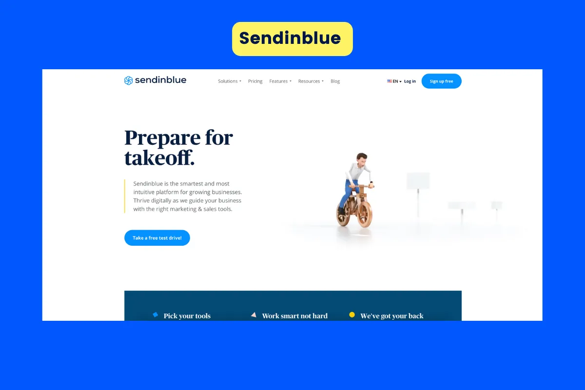 Best lead generation tool - Sendinblue