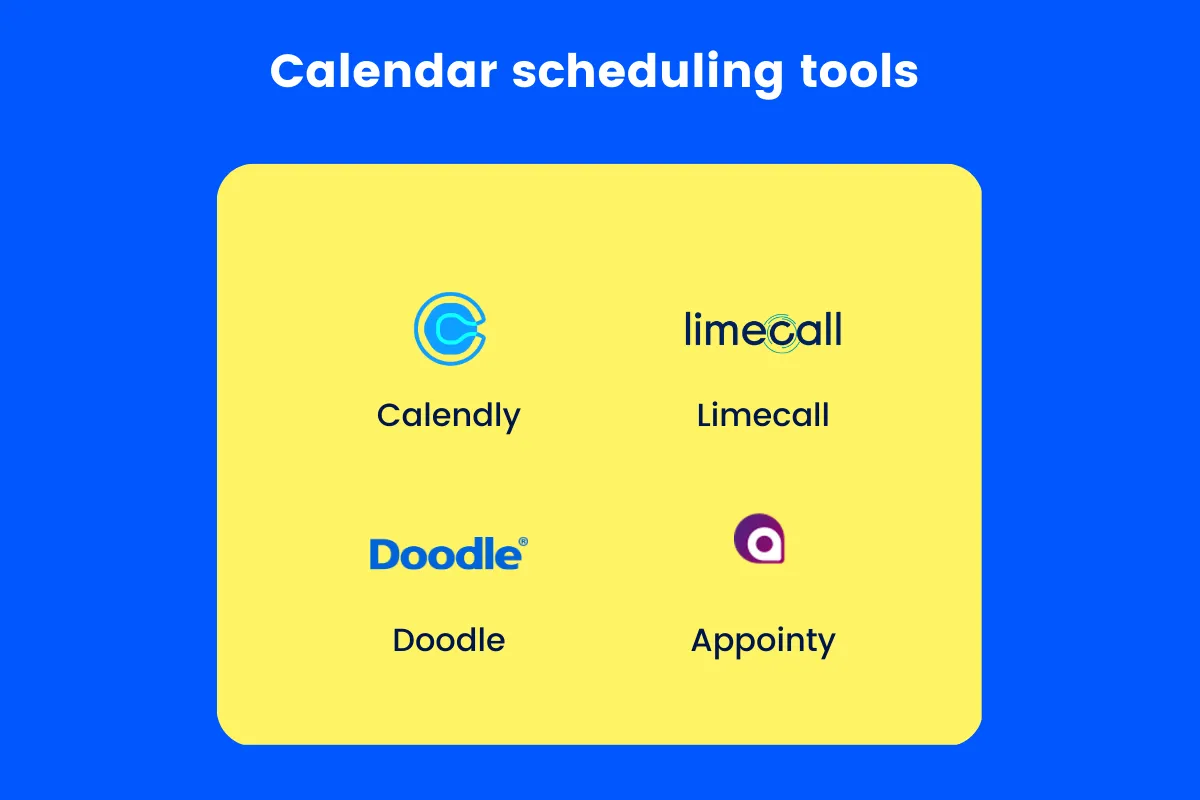 Calendar scheduling tools