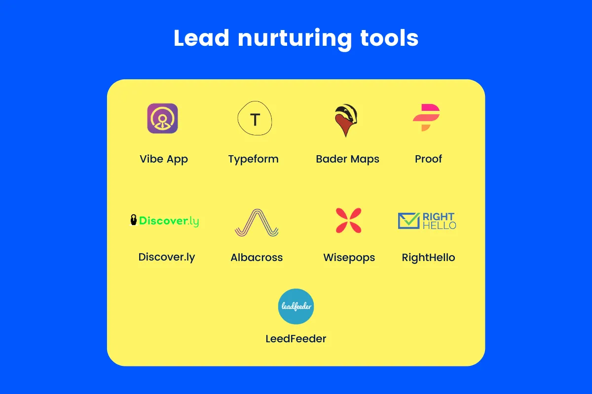 Lead nurturing tools