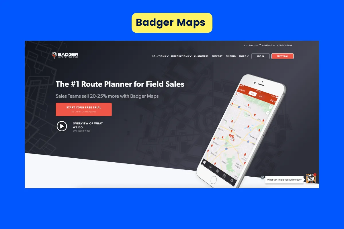 Best lead generation tool - Badger Maps