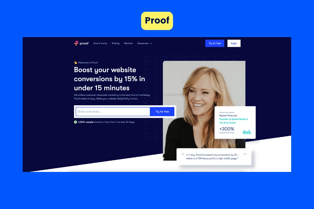 Best lead generation tool - Proof
