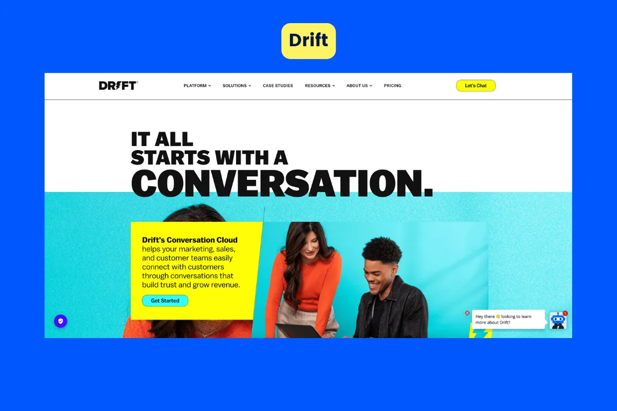 Best lead generation tool - Drift