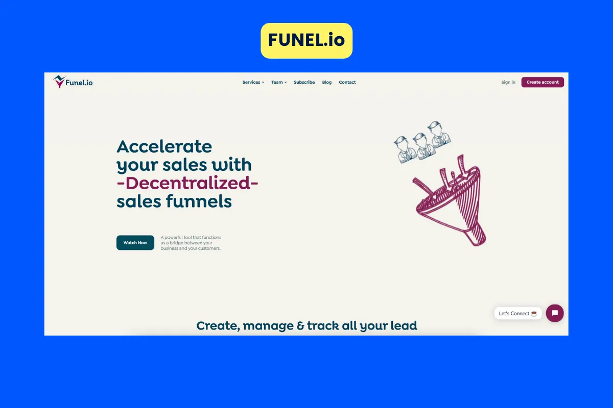 Best lead generation tool -FUNEL.io