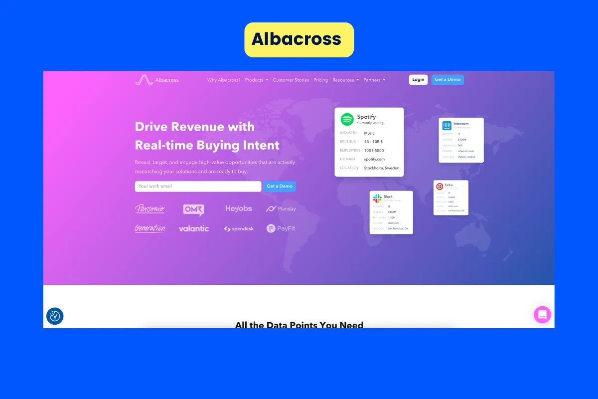 Best lead generation tool - Albacross